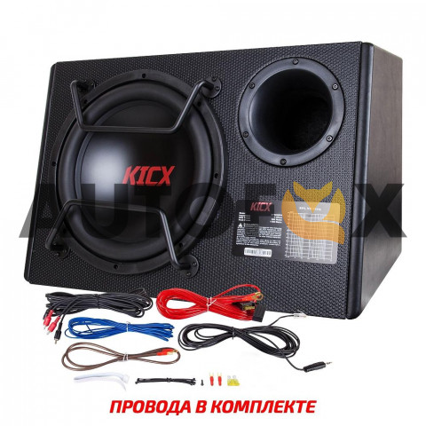 Kicx GT-500BPA Активный сабвуфер 12"/корпусной