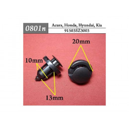 Клипсы Hyundai\Kia\Acura\Honda (0801n) 50шт