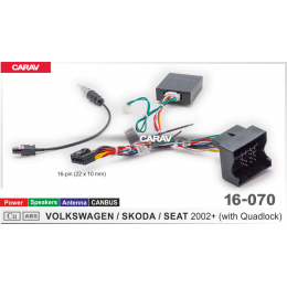 Carav 16-070: CAN-OD VOLKSWAGEN-SKODA-SEAT 2002+ / PQ