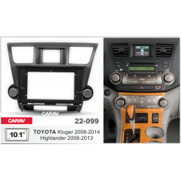 Carav 22-099: 10.1" TOYOTA Highlander 2008-2013, Kluger 2008-2014